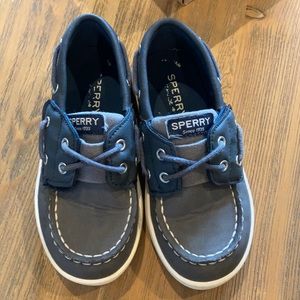 Sperry cruise boat jr shoes navy/gray